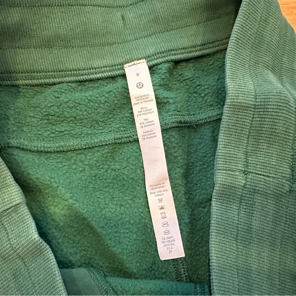 lululemon athletica Green Joggers Sz 8 - Picture 3 of 6